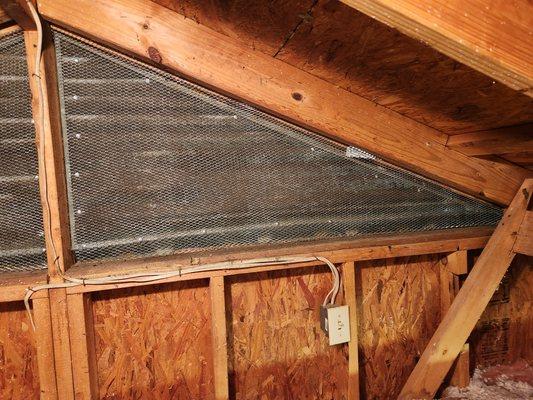 Heavy Gable Vent Screen