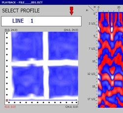 Rebar capture of concrete scanning