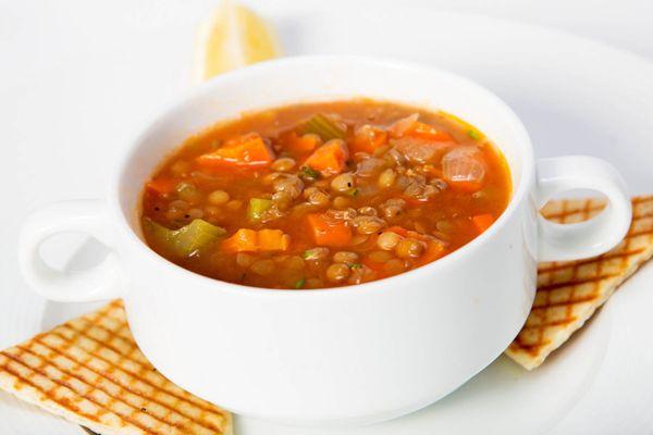 Veggie lentil soup