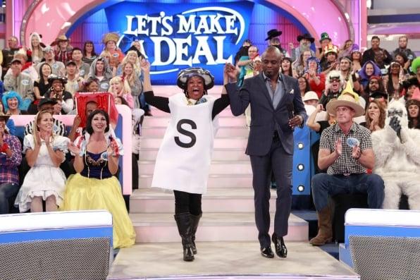 Come on down pretty lady - it's your turn to make a deal with Wayne Brady