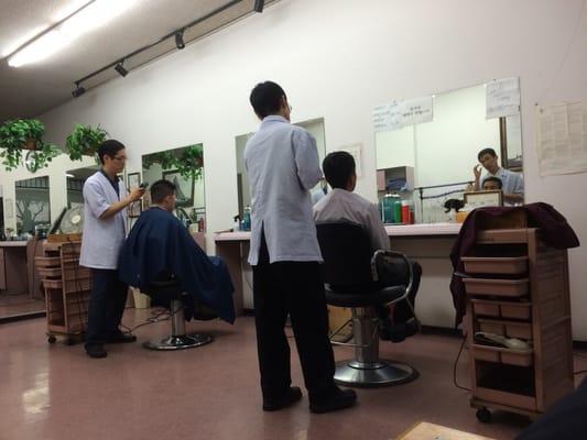 The brothers are the the two barbers here, they are both very good