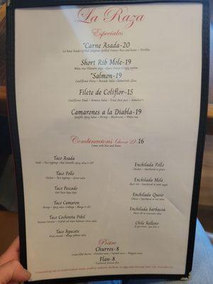 Food Menu