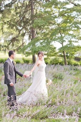 There's even a lavender garden to take a stroll with your new spouse after the ceremony!