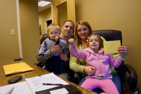 So happy to help this adorable family purchase their first home!