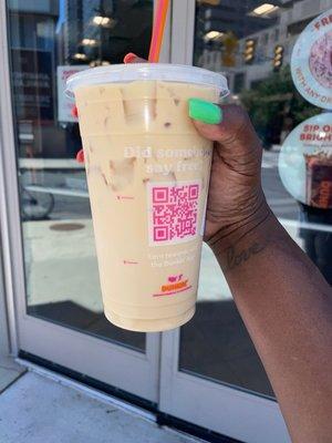 French Vanilla Iced Coffee