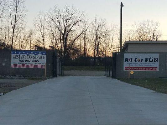 Entrance to 1901 W Enterprise Ave.
A-1 For Fun shares our location! Rentals of bounce houses, mobile ziplines and rock walls.