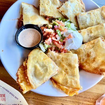 Chicken Bacon Ranch Quesadillas