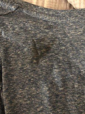 Stained my shirt