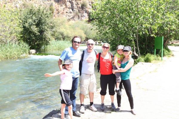 At the Banias Springs in the Galilee