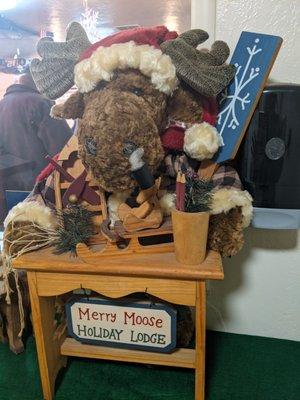 Welcoming holiday Moose!