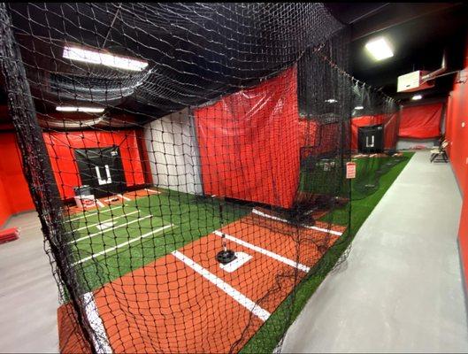 3800 sq ft baseball and softball facility! 3 cages and full size pitching area!