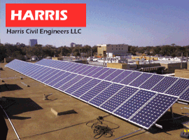 Harris Civil Engineering - Orlando Florida - 10.5 KW Solar system with 60 PV modules & 2 inverters.