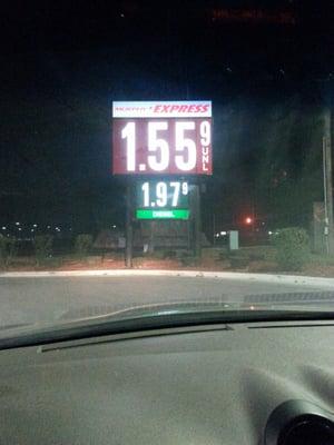 Gas prices looking slim and trim these days..