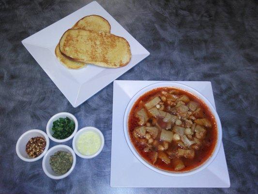 Delightful menudo made from scratch!