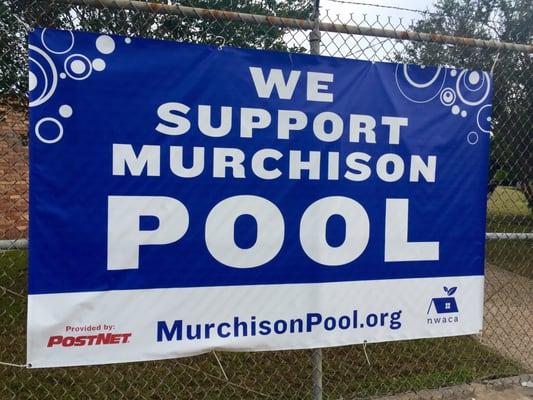 Neighborhood pool support group. They are advocating for pool improvements at http://murchisonpool.org/