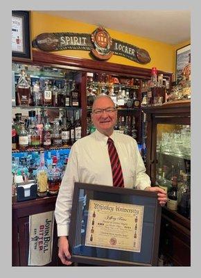 Jeff Friar, Senior Chartered Master Bourbon Taster