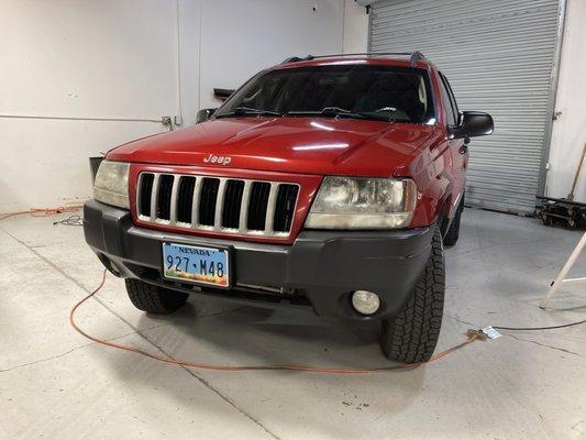 Jeep Cherokee full detail with paint correction.