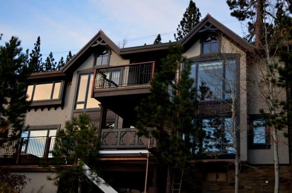 Finished exterior of a Donner Lake remodel.