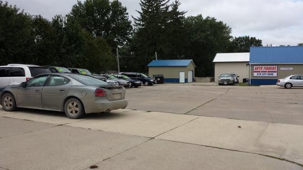 Storefront and car lot