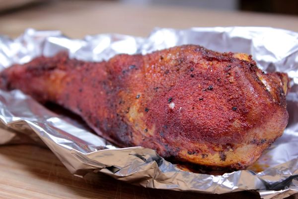 "CaveMan" Huge Smoked Turkey Legs, a Festival Fave!