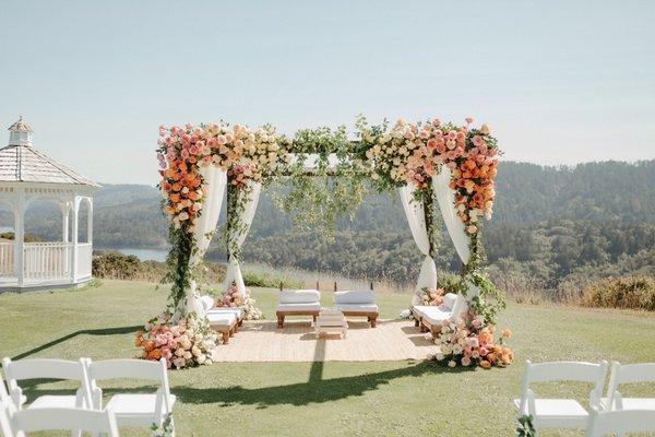 Indian Wedding Ceremony & Mandap Decor in Burlingame