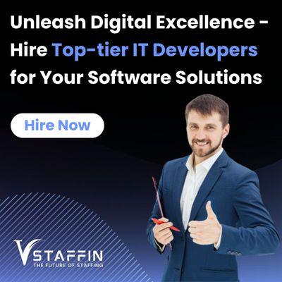 Unleash excellence with Vstaffin's top-tier software developers. Connect now for a transformative partnership in software innovation.