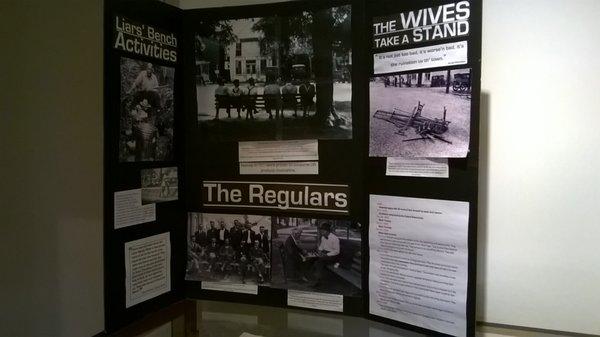 historical images on display