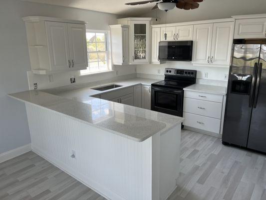 New kitchen and countertop