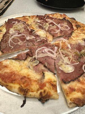 Rueben style pizza (can't remember the exact name)