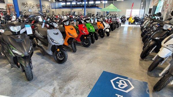 100's of Scooters in stock