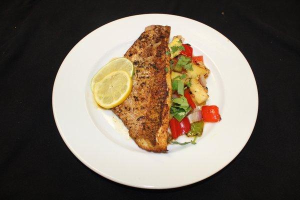 Red Snapper with Pineapple Salsa