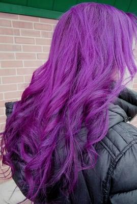 Check out her knew purple!!