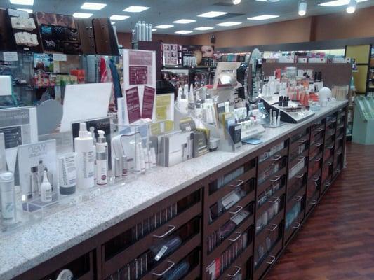 skin care & cosmetic displays