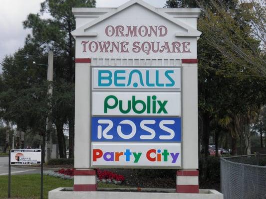 Ormond Towne Square, shopping center in Ormond Beach, Florida.