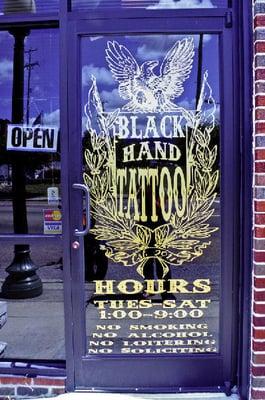 Black HAND Tattoo