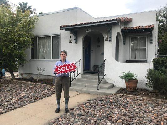 Helping clients in Hillcrest sell their charming 1920s bungalow.