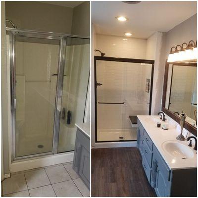 Before and After Bathroom Remodel