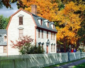 Historic Deerfield's Dwight House - home of the Apprentice's Workshop