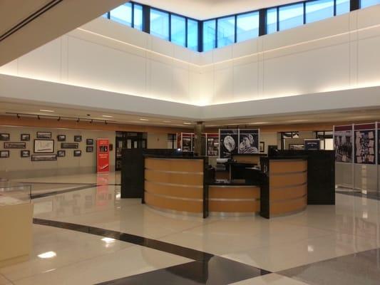 The foyer (and entrance to the Research Center)