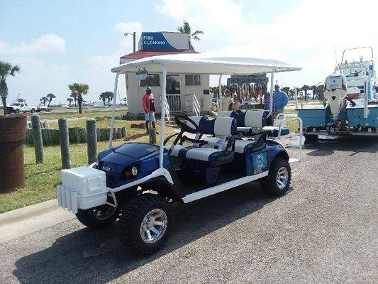 our new fishing cart!