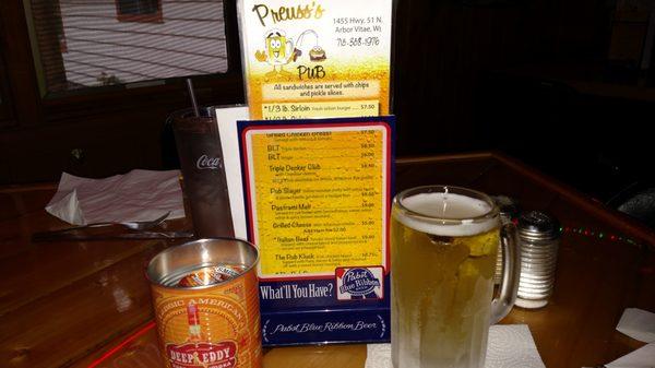 Preuss's Pub - Arbor Vitae - Woodruff - Minocqua - Little Musky Lake at Hwy 51 & Hwy 70 E - Wisconsin Classic - Cold Beer - Pizza