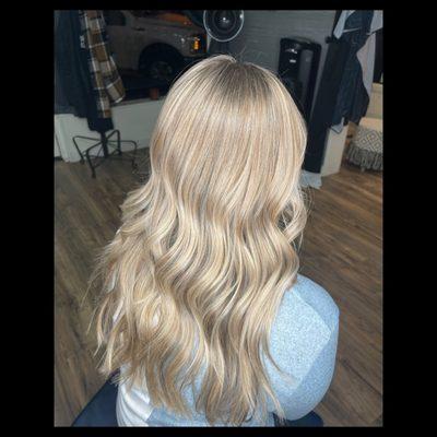 Full blonding by Sarah.