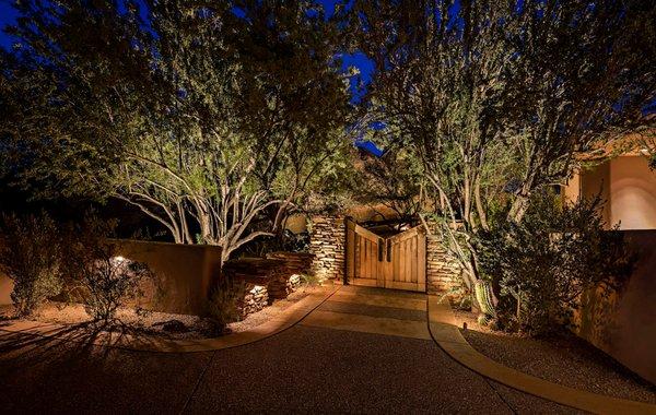 Residential Landscape Lighting Design By Let There Be Light, LLC,