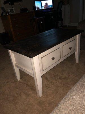 Custom coffee table!