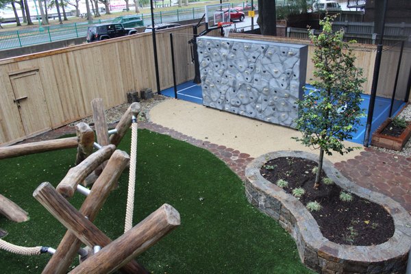 The School's newly renovated playground opened in the fall of 2017.