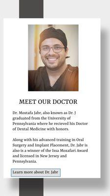 Meet our doctor !