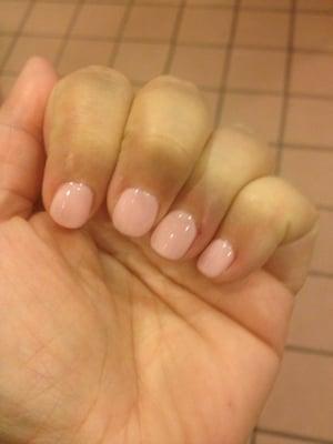 Gel Manicure in Pink $30