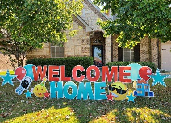 Welcome to your New Home Yard Greetings - great for realtors