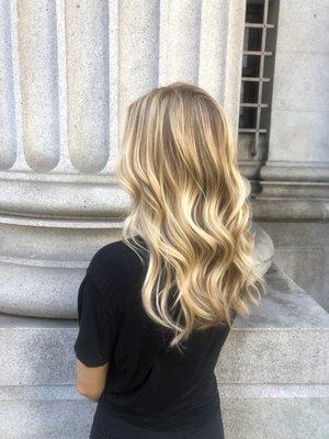 blonde highlights