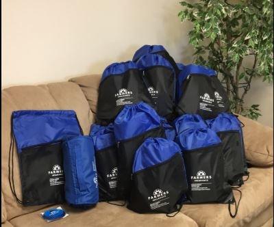 A snapshot of our Twin City Mission Donations.  We were honored to give 30 backpacks, blankets and hand warmers!! Hebrews 13:2